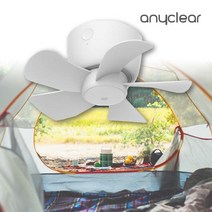anyclear 무선 천장형 캠핑용 미니 타프팬 캠핑용 선풍기 8000mAh
