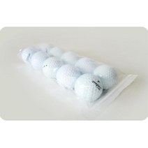 골프공 10구 보관 봉투 지퍼백 100p 골프공지퍼백 재생공 그라운드골프공 로스트볼