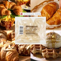신세계푸드 신세계푸드 크로아상 크로플 생지 50입내외 2 250g (개당 50g내외), _신세계크로와상3봉, 2250g