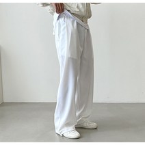 빠델 TR 핀턱 와이드 & 조거 스트링 슬랙스 팬츠