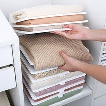 옷 정리 트레이 1P 노하우 티셔츠 반팔티 빨래 개는 접는 법 기계 도구 접기판 옷장수납방법