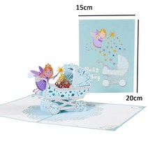생일 축하 카드 3D 팝업 인사말 비즈니스 어린이 선물 아내 남편 베이비 샤워, birthday card 16