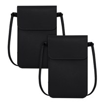 일상공감 폰켓백+폰스터치 크로스백, 2개, 폰스터치 크로스백 블랙