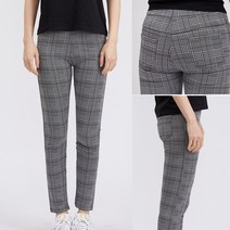 사입자mall F852 세미 정장 체크바지 정장바지 여자바지 슬랙스