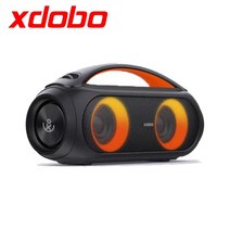 XDOBO 바이브 플러스 80W 휴대용 블루투스 스피커 무선 사운드 바 BT5.0 보조베터리 TWS 사운드 박스 Boombox 오디오 플레이어