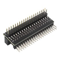 라즈베리 파이 40 핀 GPIO 연장 헤더 더블 로우 직각 GPIO 엣지 확장 커넥터 Pi 4B 3B + 3B Zero 2 W, 40 Pin GPIO Header