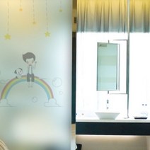 아트박스/꾸밈 is703-무지개동산으로_유리문시트지, 본품