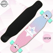 엠제이 BD300 롱보드 42인치 46인치 입문용 댄싱 스케이트보드, 21, LED발광바퀴