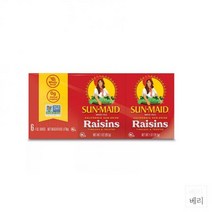 미국 SunMaid 썬메이드 레이즌 말린 건포도 간식 1oz x 6개입, 6