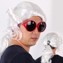 모짜르트 베토벤 고전 음악가 백발 가발 흰머리 코믹 연극 연기 행사, 파티가발 음악가가발