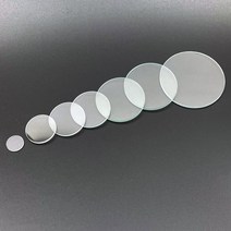 시계 유리 안티 스크래치 투명 플랫 라운드 크리스탈 미네랄 수리 교체 부품 27mm 36mm 1mm 두께, 6 pieces, 35.5mm