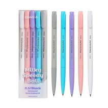 동아 밀키 스피디볼 0.5mm 5색 세트, 2개