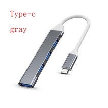 USB C 허브 3.0 3.1 4포트 멀티 분배기 어댑터 OTG Great Wall Haval Hover H3 H5 H6 H7 H9 H8 H2 M4, 04 Gray Tyop c