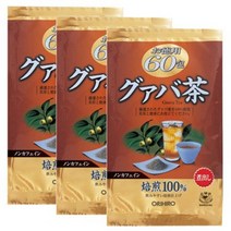 [일본직배]오리히로 구아바 차 티 tea(60팩*3봉지), 단일상품개