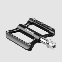 알루미늄소재 가볍고 편안한 페달링 평페달 / 자전거발판 안전 라이딩 안전라이딩 MTB, 블랙