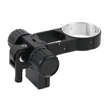 쌍안 현미경용 초점 브래킷 조정 스테레오 현미경 암 홀더 직경 76mm 호환 부품, Black A3