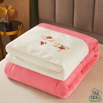 겨울 펜션이불 기숙사 이불 더블사이즈 저렴한 딸 극세사 아들 학생 원룸이불 누빔