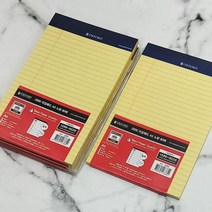 브랜빌 옥스포드 A5 리갈패드-노랑 대용량 80매 5권 _ 20230125EA, 쿠팡 본상품선택