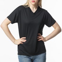 여성 여름 쿨링 냉감 PK 브이넥 반팔 티셔츠 S-XL