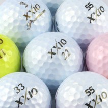 젝시오 A-급 Color & White 3.4피스 로스트볼 젝시오골프공, 30개