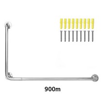 어르신 벽부착 L형 긴안전바 보조손잡이 요양원 안전레일 노인정 장애인손잡이추천 안전봉
