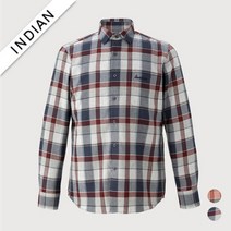 인디안 인디안 가을 남성 블라우스 남방 셔츠 MITNLYF8411