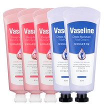 바세린 핸드크림 60ml 3개+ 풋크림 2개, [AA1] 핸드크림 3개+풋크림 2개