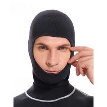 스쿠버 다이빙 후드 헤어 보호 스노쿨링 모자 서핑, M