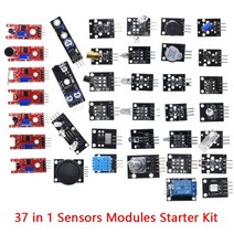 For arduino 45 in 1 Sensors Modules Starter Kit better than 37in1 sensor kit 37 [G00031172], 03-37 in 1 kit-31172