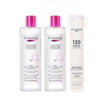 [바이빠세] 미셀라 솔루션 클렌징 워터 500ml X 2개 + 순면화장솜 120매 증정