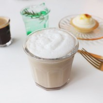 아코록 에스칼 9cl 90ml AA 카페 유리컵 와이드 디저트 플랫화이트잔 요거트 (주