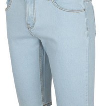 [ILLU]베이직컬 하프 팬츠 JDP 067 연청 남성청반바지 빈티지 구제청 찢어진 남자 패션 데님반_hAeEA