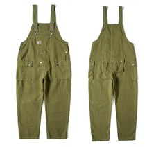 Carhartt 데님 멜빵 남성 2023 봄 여름 스트레이트 루즈 대형 Carhart 원피스 멜빵 남성과 여성