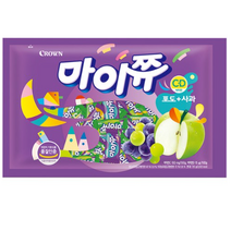 마이쮸 츄잉캔디 포도 사과, 720g, 4개