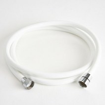 이태리 게디 물때방지 PVC 샤워호스 화이트 1.5m 2m, 200cm