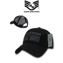 라피드 도미넌스 R301 릴렉스 트럭커 모자 (블랙)