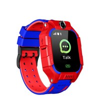 스마트 워치 어린이 GPS 4G 추적 IP67 방수 SmartWatch 보안 울타리 SOS SIM 전화 사운드 보호자 시계, [03] Red Not waterproof