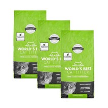 월드베스트 클럼핑 6.35kg x 3봉 고양이모래(무료배송), 1