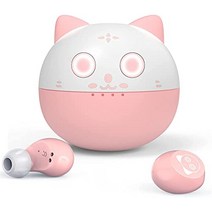 캐릭터 무선 이어폰 베트맨 스파이더맨 귀여운 블루투스 이어폰 다양한 디자인, 핑크 캣