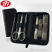 쓰리세븐 다용도 손톱깎이 6종세트 460SC, 1개, 레드