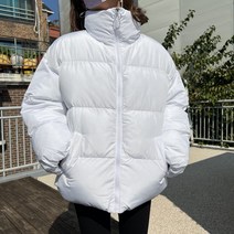 엔지 기획 웰론 빵빵 하이넥 숏 패딩 남녀공용_(2color)