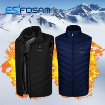 한다난- FOSAM 포샘 지능형 보온 방한 발열조끼 USB