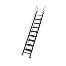 다락방 사다리 후크 고리 일자 철제 복층 2층 침대 계단, 알루미늄합금 7단계 사다리 1.7-1.9 미터