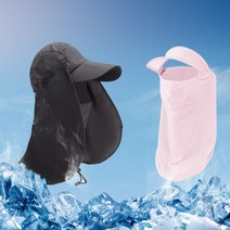 마스크 쿨 모음 목토시 아이스 모자 썬바이저 냉스카프 쿨넥워머 바라크라바 여성여름 alalal9160*2004766pB, 03 브라이트 블루