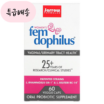 자로우 재로우 포뮬러스 프로바이오틱스 펨 도필러스 50억 60캡슐 [원산지:미국], 1개, 60개
