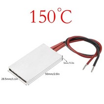 12V/24V/110V/220V 일정한 온도 PTC 50x28.5x5mm 세라믹 가열 플레이트 공기 전기 히터 가능, 12 220V 150degree