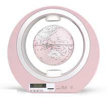 beidou ar 자기 부상 블루투스 스피커 우주선 글로브 자동 연결 서브우퍼 무선 스마트 스피커 플로팅 사운드, 베이지