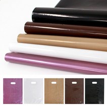 튼튼한 링백 무지 비닐 쇼핑백 의류 옷가게 링봉투 (50장), 02. 링백_블랙