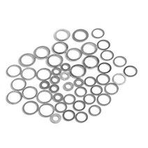고무오링 패킹 실리콘 오링 고무링 20pcs M6-M26 알루미늄 와셔 가스 켓 플랫 금속 플러그 오일 씰링 링 패, 12 12x18x1.5mm