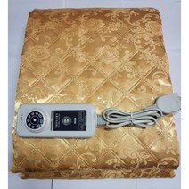 전기장판 국내산 new한일전기요100x180cm 중형 황금색 자가드원단 전자파 안전인증전기장판, 단품